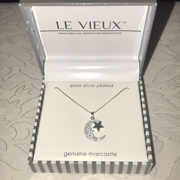 Swarovski Jewelry - Genuine Marcasite Necklace Swarovski Jewelry - Genuine Marcasite Necklace